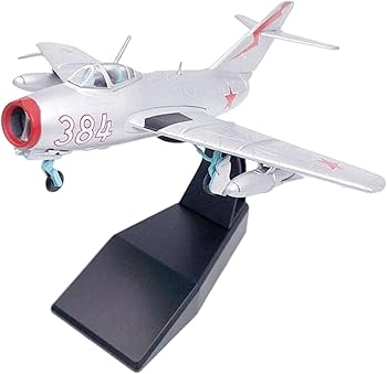 Amazon.co.jp: 1/72 Mig15 戦闘機モデル スタンド付き